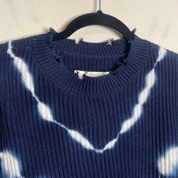 SOLD Pistola | Women’s Eva Tie Dye Distressed Sweater Size XS Cotton NWT - Picture 3 of 7